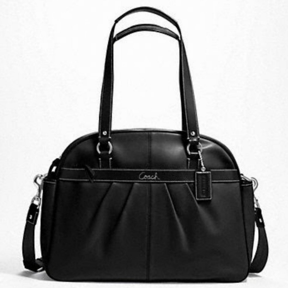 Coach Bags Coach Addison Black Leather Carryall Tote And Crossbody
